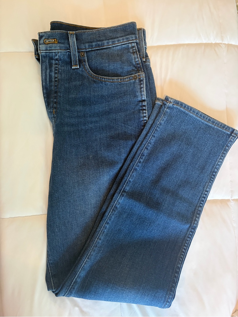 J. Crew High-Rise Classic Vintage Jeans in Medium Blue Wash